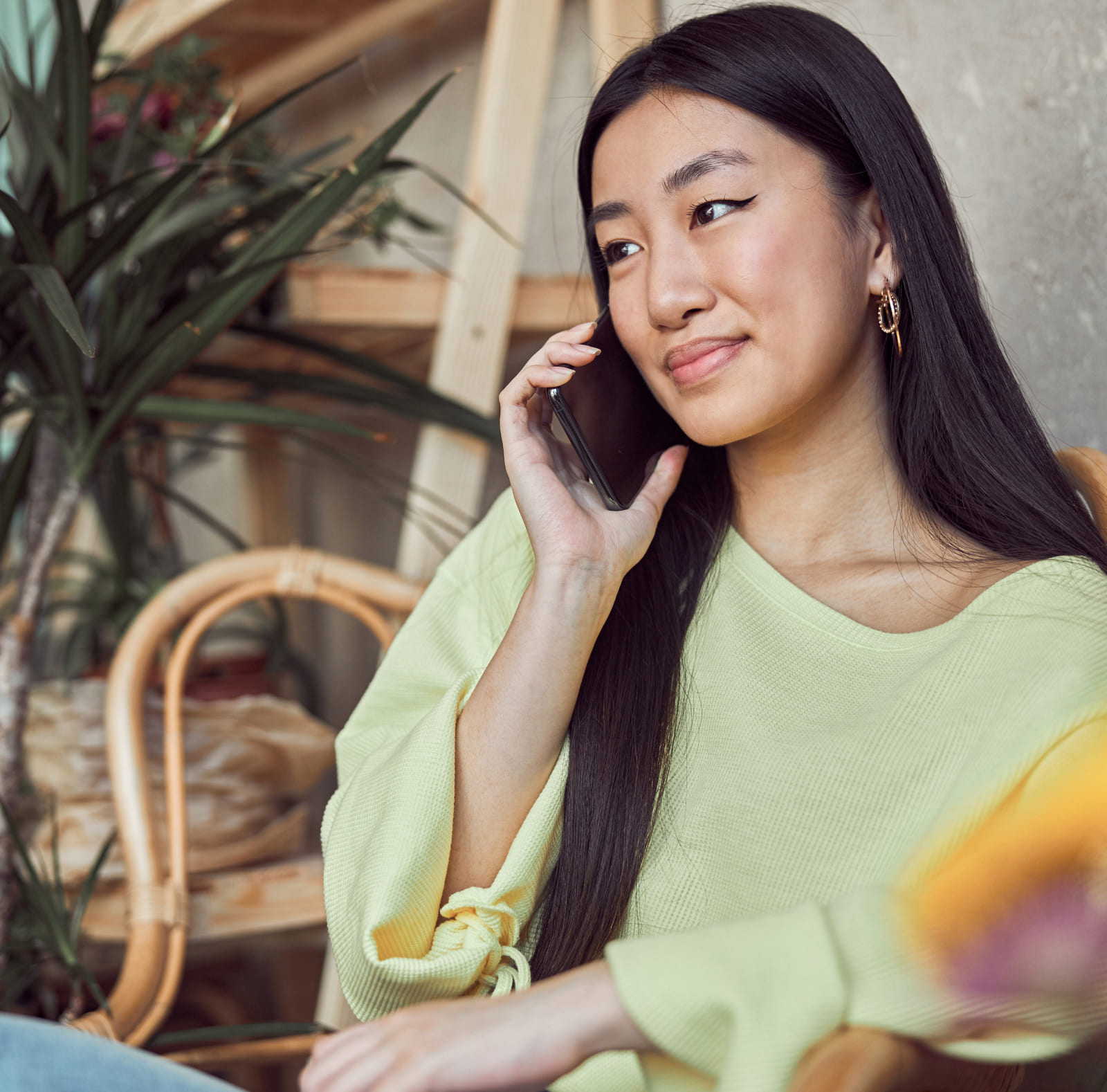 woman on the phone